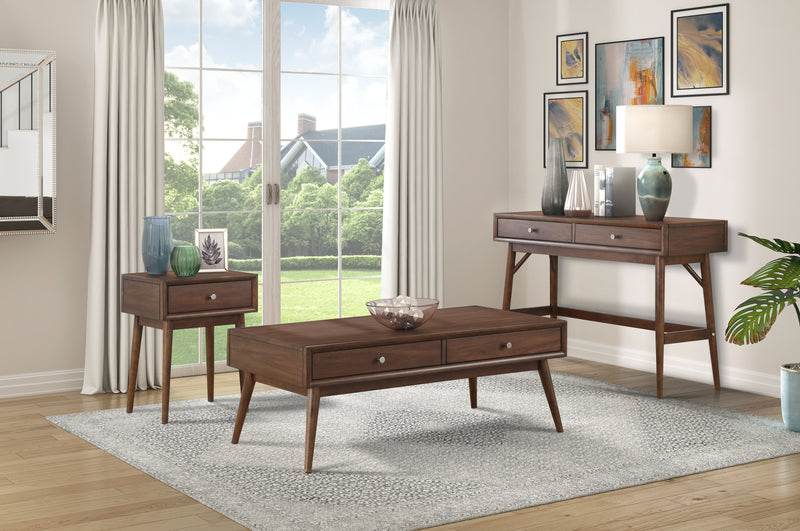Frolic Sofa Table in Brown - 3590-05