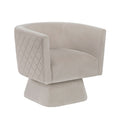 Candace Swivel Chair - Taupe