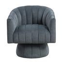 Bristol Swivel Chair - Dark Gray