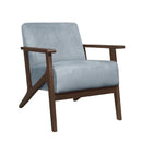 August Accent Chair in Blue - 1031BGY-1