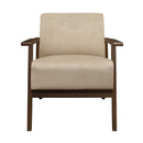 August Accent Chair in Brown - 1031BR-1