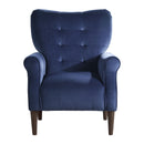 Kyrie Accent Chair in Blue - 1046BU-1
