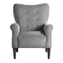 Kyrie Accent Chair in Gray - 1046DG-1