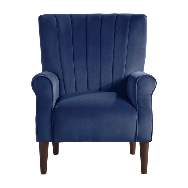 Urielle Accent Chair in Blue - 1047BU-1