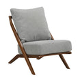 Audrey Accent Chair - Brown,Gray