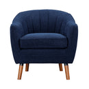 Cutler Accent Chair in Blue - 1081BU-1