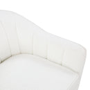 Cutler Accent Chair in White - 1081WH-1