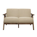 Damala Loveseat in Brown - 1138BR-2