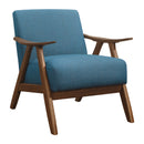 Damala Accent Chair in Blue - 1138BU-1