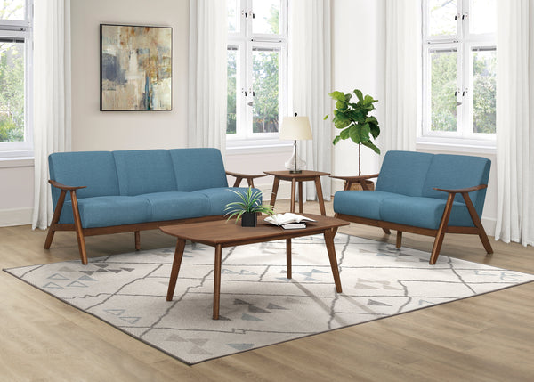 Damala Sofa in Blue - 1138BU-3