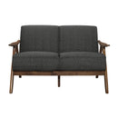 Damala Loveseat in Gray - 1138DG-2