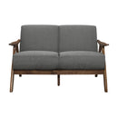 Damala Loveseat in Gray - 1138GY-2