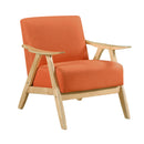 Damala Accent Chair - Orange - Fabric