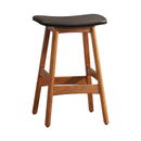 Ride Counter Height Stool, Matt Brown in Brown/Walnut - 1188DB-24