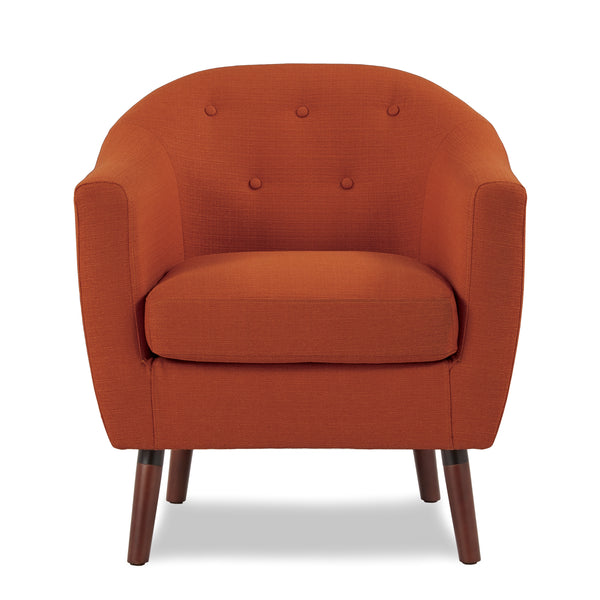 Lucille Accent Chair in Orange - 1192RN