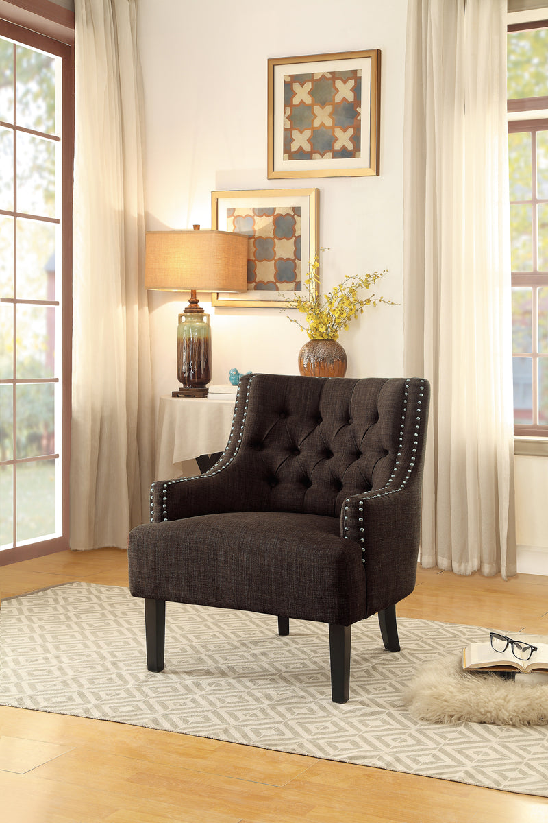 Charisma Accent Chair in Brown - 1194CH