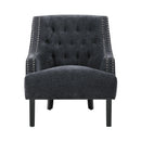 Charisma Accent Chair in Black - 1194NBK-1