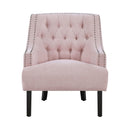 Charisma Accent Chair - Pink - Fabric