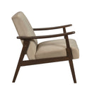 Landers Accent Chair in Brown/Walnut - 1230BR-1