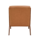 Gabe Accent Chair in Brown/Walnut - 1247BRW-1