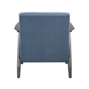 Greeley Accent Chair in Blue - 1287BU-1
