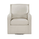 Claymont Swivel Chair in Beige - 1299BEG-1