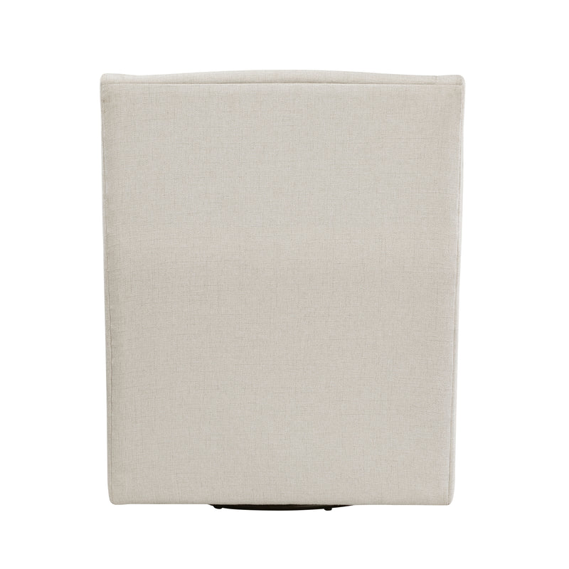 Claymont Swivel Chair in Beige - 1299BEG-1