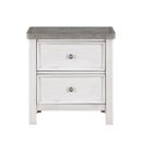 Ambrose Nightstand in Gray/White - 1303-4
