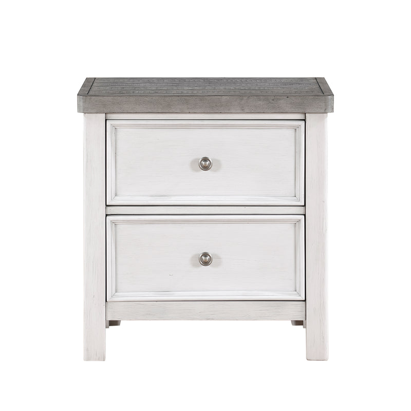 Ambrose Nightstand in Gray/White - 1303-4