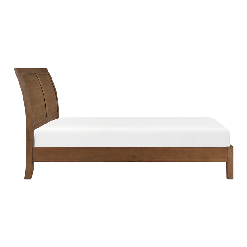 Evans Eastern King Platform Bed in Brown - 1314K-1EK