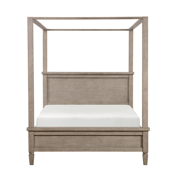 Marceline Eastern King Platform Bed in Gray - 1316K-1EK
