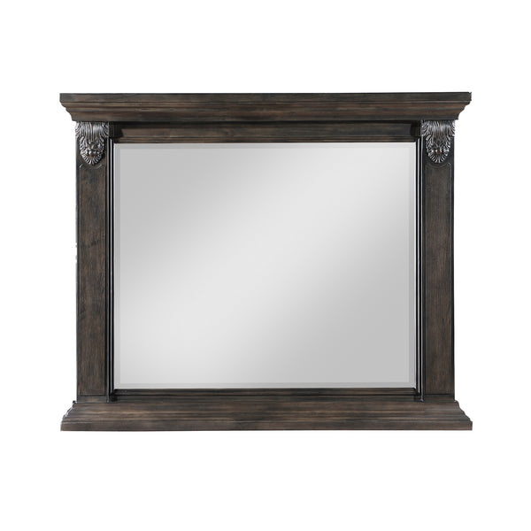 Cornwall Mirror in Espresso - 1325-6
