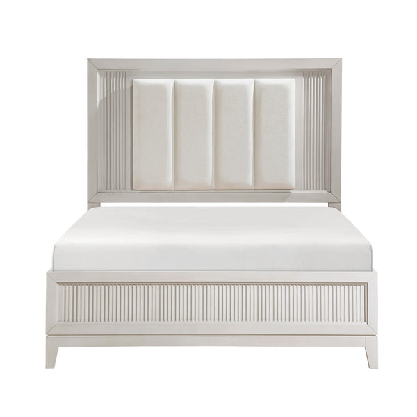 Florence Eastern King Bed in White - 1326K-1EK