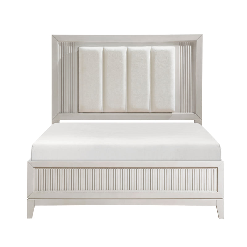 Florence Eastern King Bed in White - 1326K-1EK