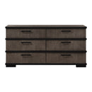 Acworth Dresser in Black/Brown/Gray - 1343-5