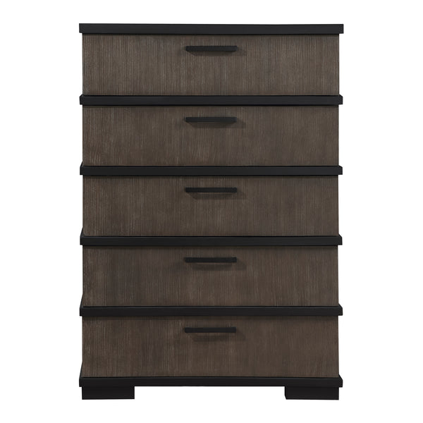 Acworth Chest in Black/Brown/Gray - 1343-9