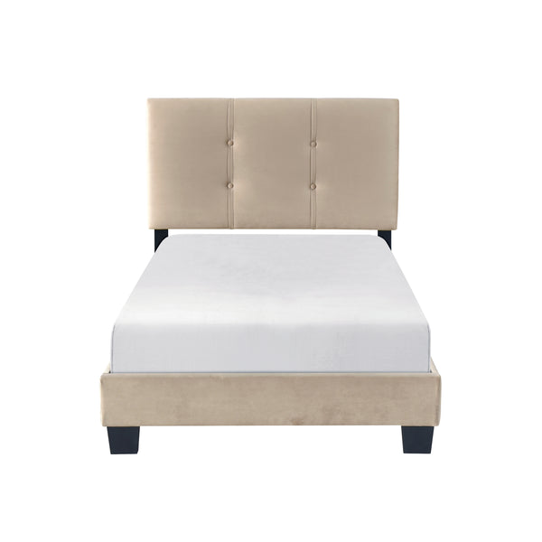 Newberry Twin Platform Bed in Brown - 1350BRT-1