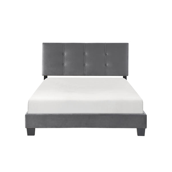 Newberry Full Platform Bed in Gray - 1350DGF-1