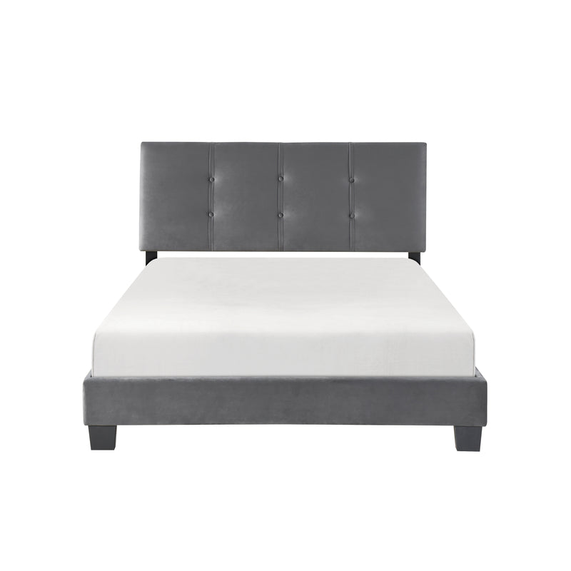 Newberry Full Platform Bed in Gray - 1350DGF-1