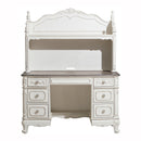 Cinderella (2) Writing Desk with Hutch in Gray/White - 1386NW-10*
