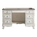 Cinderella Writing Desk in White/Gray - 1386NW-11