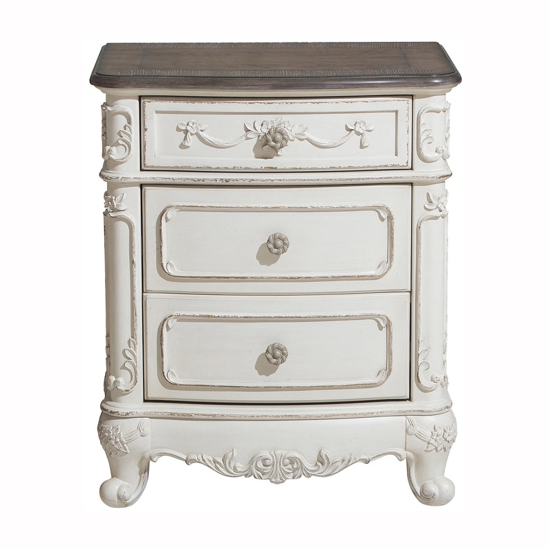 Cinderella 4pc Set (TB+NS+DR+MR) in White/Gray - 1386TNW-1*4