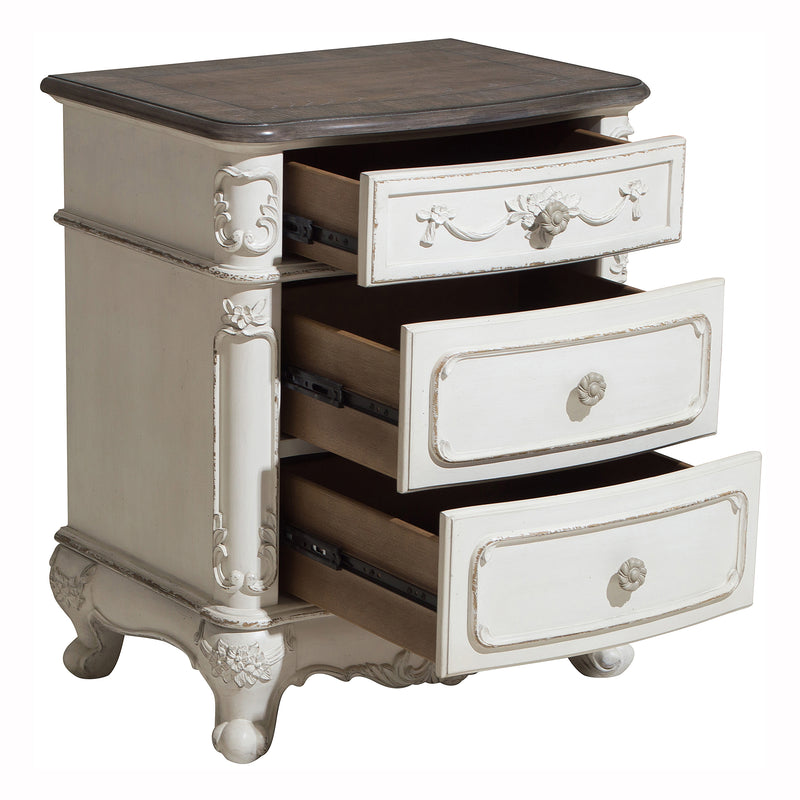 Cinderella 4pc Set (TB+NS+DR+MR) in White/Gray - 1386TNW-1*4
