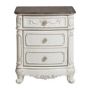 Cinderella Nightstand in White/Gray - 1386NW-4