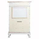 Cinderella Armoire in White/Gray - 1386NW-7
