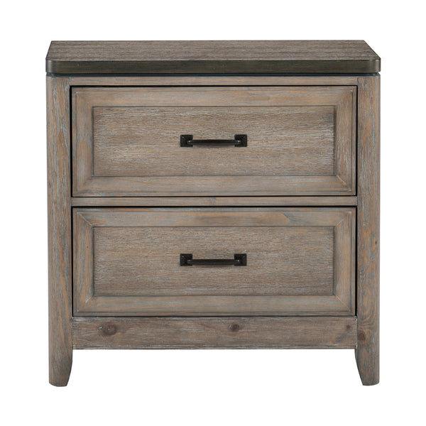 Newell Nightstand in Brown/Espresso - 1412-4