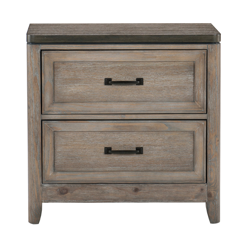 Newell Nightstand in Brown/Espresso - 1412-4