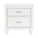 Aria Nightstand in White - 1436W-4