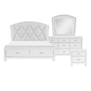 Aria 4pc Set (QB+NS+DR+MR) in White - 1436W-1*4