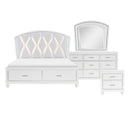 Aria 4pc Set (QB+NS+DR+MR) in White - 1436W-1*4